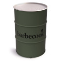 Barbecue charbon Edson Army Green Barbecook avec couvercle