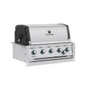 Vue latérale gauche du Barbecue gaz encastrable Imperial S570 Broil King butane/propane