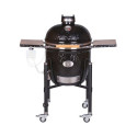 Barbecue kamado Monolith Guru Classic PRO 2.0 noir sur chariot