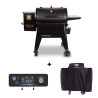 Pack barbecue pellets Navigator 850 Pit Boss, housse et écran de contrôle SmokeIt Wifi et Bluetooth