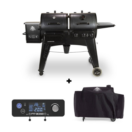 Pack barbecue Navigator 1230 Pit Boss, housse et écran de contrôle SmokeIT Pit Boss