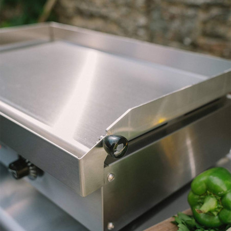 Plaque de cuisson en inox plancha gaz Samba 54 cm Krampouz