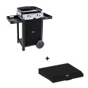 Pack ENO plancha gaz Initial 50 sur chariot et couvercle Pack ENO plancha gaz Initial 50 sur chariot et couvercle