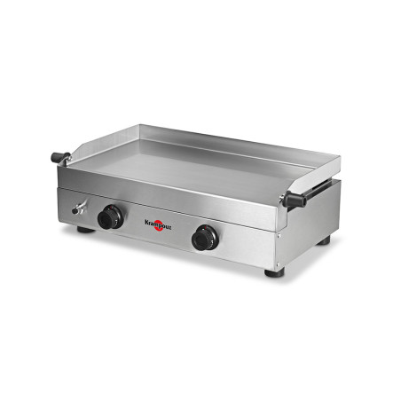 Plancha gaz en inox Krampouz Saveur 64 cm de côté