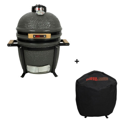 Kamado Original Compact Grill Guru et housse de protection