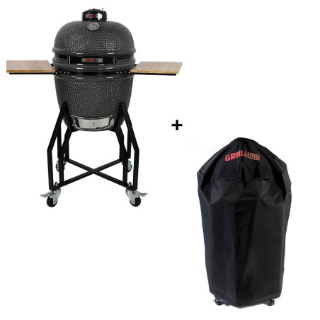 Kamado Original Medium Grill Guru et housse de protection