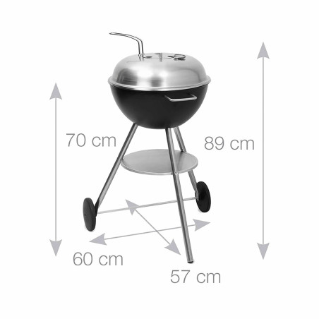 Dimensions du barbecue charbon 1600 Martinsen