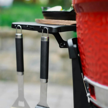 Accessoires sur les crochets porte ustensiles du chariot pour kamado Joe Junior