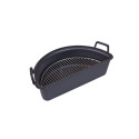 Cocotte en fonte avec grille demi-lune en inox pour barbecue kamado Classic Monolith