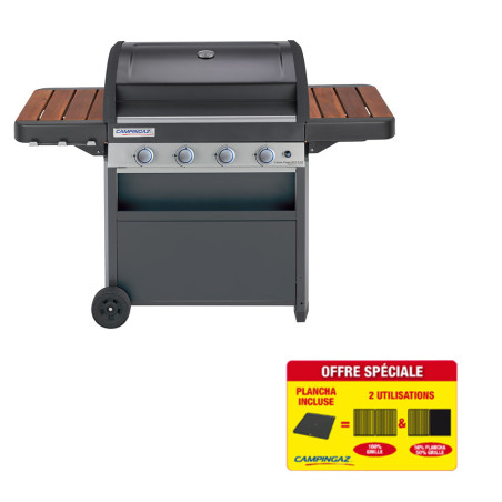 Barbecue gaz 4 Series Classic WLD 2-en-1 avec plancha Campingaz