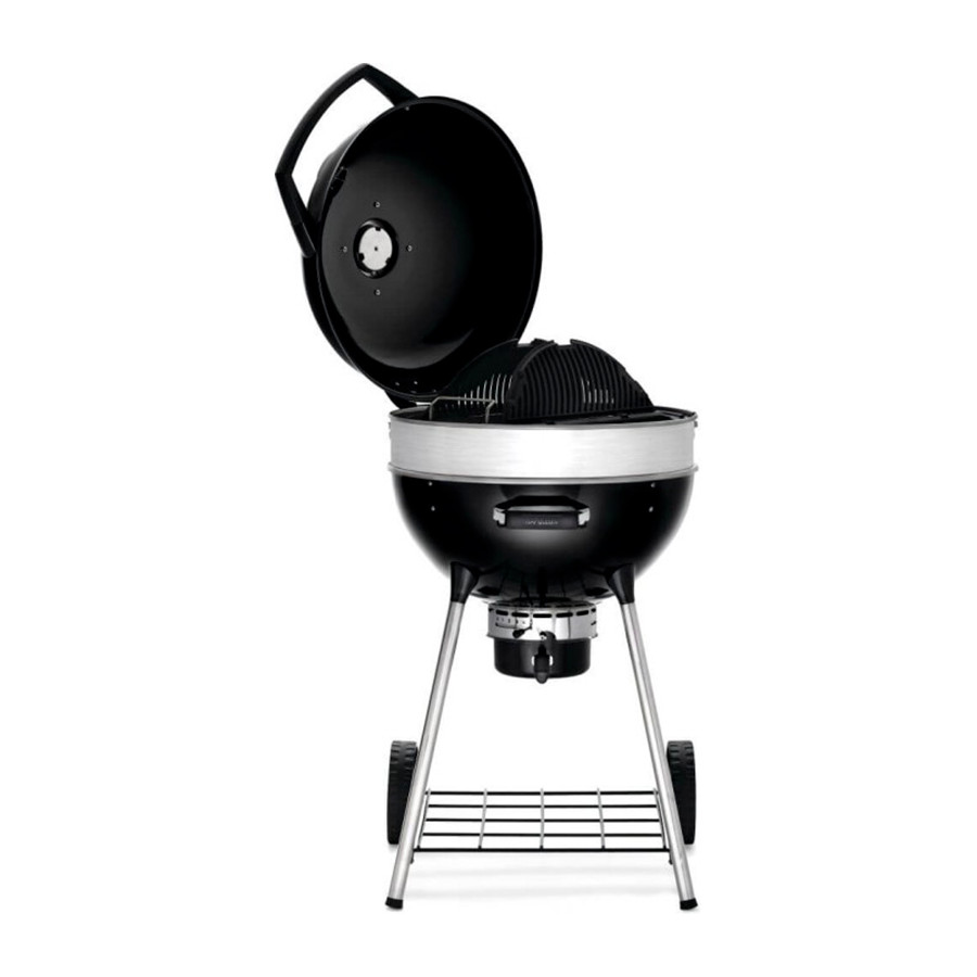 Kit Rôtissoire Napoleon Pour Barbecue Charbon Kettle Pro 47 & 57 Cm | Tournebroche Motorisé | Fourches Inox