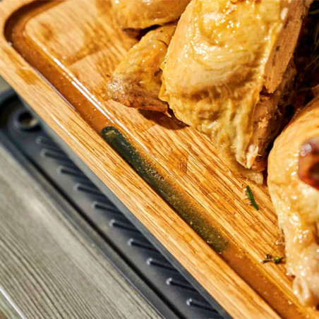 Plat à rôtir four à pizza Ooni Medium jus de cuisson