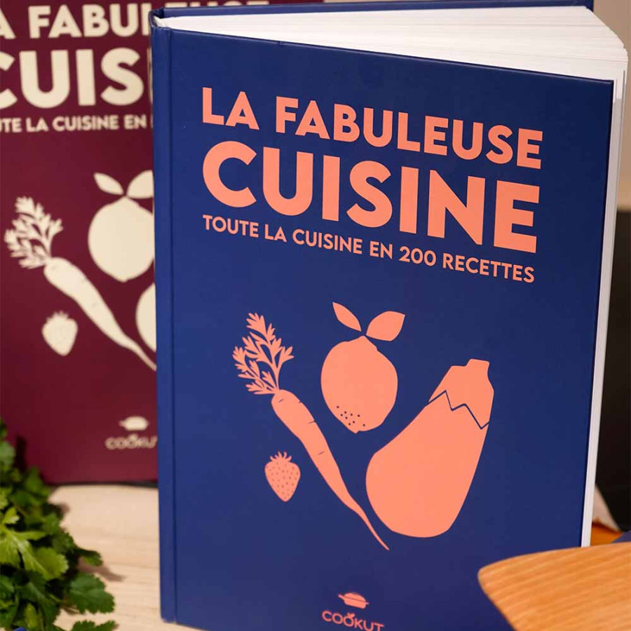 Livre de 200 recettes de la Fabuleuse Poêle Cookut