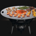 Cuisson d'aliments sur la plancha en acier 5 mm Napoléon Cuisson d'aliments sur la plancha en acier 5 mm Napoléon