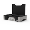 Plancha gaz Exclusive Duo 260 Le Marquier PLXG260D - couvercle ouvert
