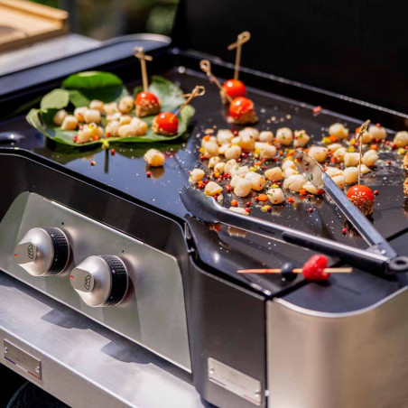 Plancha gaz Exclusive Duo 260 Le Marquier PLXG260D - cuisson 1