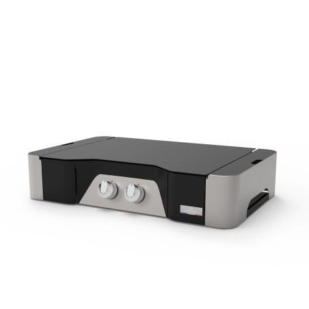 Plancha gaz Exclusive Duo 260 Le Marquier PLXG260D - couvercle fermé