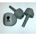 Kit 3 boutons réglage gaz Barbecue Genesis (bruleurs en facade) Kit 3 boutons réglage gaz Barbecue Genesis (bruleurs en facade)