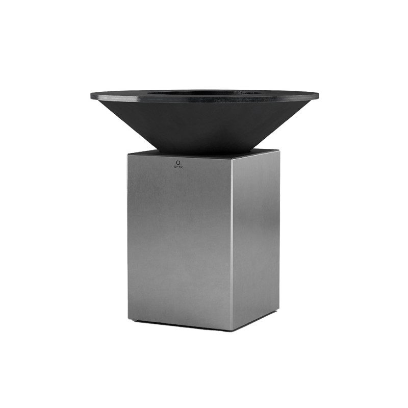 Brasero plancha Ofyr en Inox Brossé 100