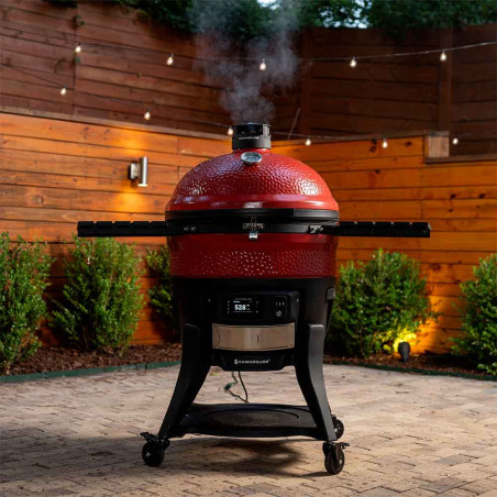 Pack barbecue Konnected Big Joe Kamado - terrasse