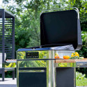 Pack plancha électrique Enosign + chariot noir et inox - ambiance Pack plancha électrique Enosign + chariot noir et inox - ambiance