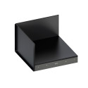 Plateau d'angle en acier noir pour cuisine extérieure ENO