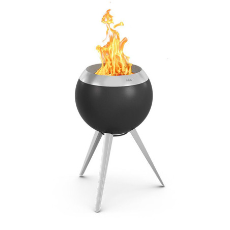Brasero Moon 45 sur le trépied en inox Höfats