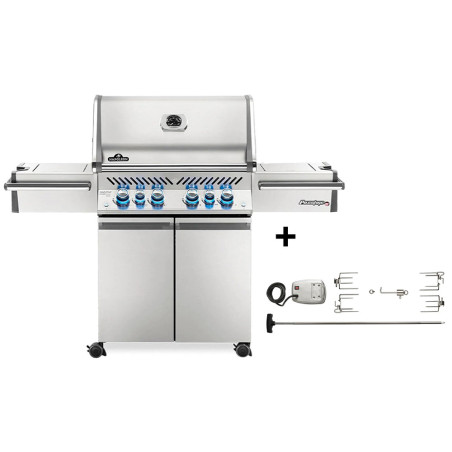 Pack bbq Prestige Pro 500 Napoleon + Rôtissoire