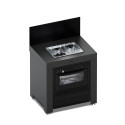 Modulo combiné avec plaque de cuisson et four - Eno gris cargo