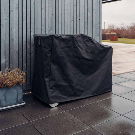 Housse installée sur la cuisine extérieure Fire Kitchen Bowl 70 Höfats