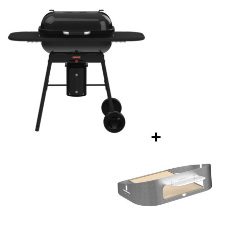 Pack barbecue charbon Magnus Premium et four à pizza Barbecook