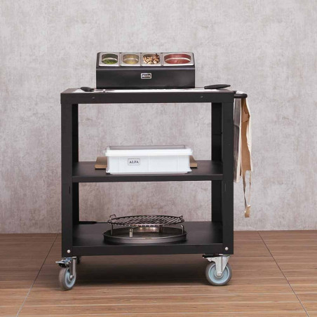 Cooking Station 80 Alfa Pizza sur une terrasse