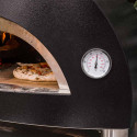 Zoom sur le thermomètre du Four à pizza Moderno 1 au bois Alfa Pizza Noir Zoom sur le thermomètre du Four à pizza Moderno 1 au bois Alfa Pizza Noir