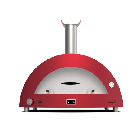 Four à pizza Moderno 5 Alfa Pizza au gaz Rouge