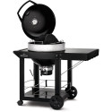 Barbecue napoléon rodeo pro kettle sur chariot couvercle ouvert