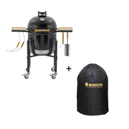 Pack Monolith comprenant le barbecue kamado ONE-55 et sa housse