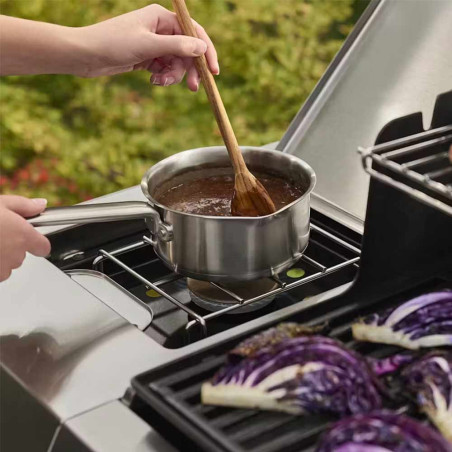 Utilisation du réchaud du barbecue gaz Genesis SP-435 de Weber Utilisation du réchaud du barbecue gaz Genesis SP-435 de Weber