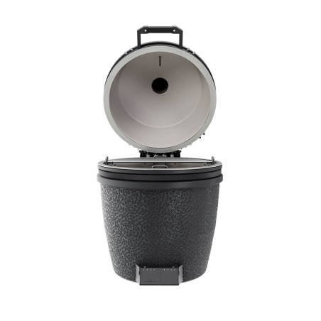 Barbecue The Bastard Large Solo Graphite couvercle ouvert