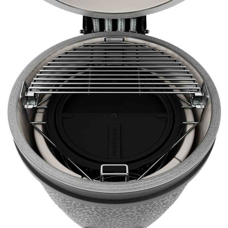 Intérieur du barbecue kamado PRO Large Solo Graphite The Bastard