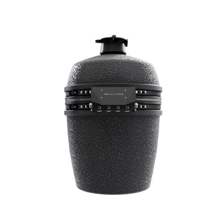 Barbecue kamado PRO large Solo Graphite The Bastard vue de dos