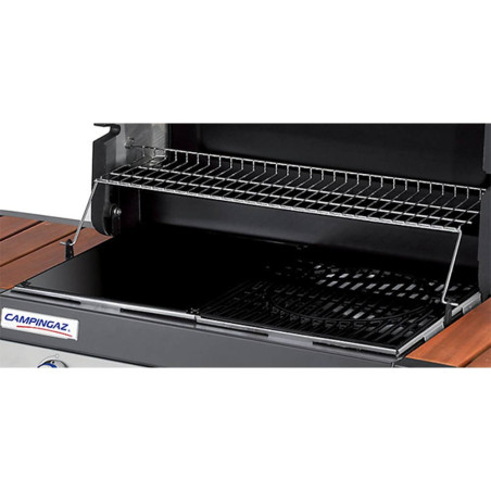 Vue sur la grille du barbecue gaz Campingaz 4 Series Classic WLD IT