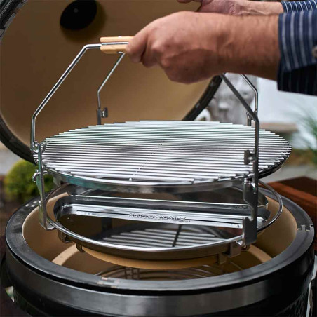 Système de réseau intelligent Smart Grid System inclus avec le kamado TWO.55 Monolith