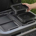 Système de rangement dans la tablette latérale du barbecue gaz Genesis SP-435 de Weber Système de rangement dans la tablette latérale du barbecue gaz Genesis SP-435 de Weber