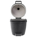 Barbecue The Bastard Large Solo Graphite couvercle ouvert