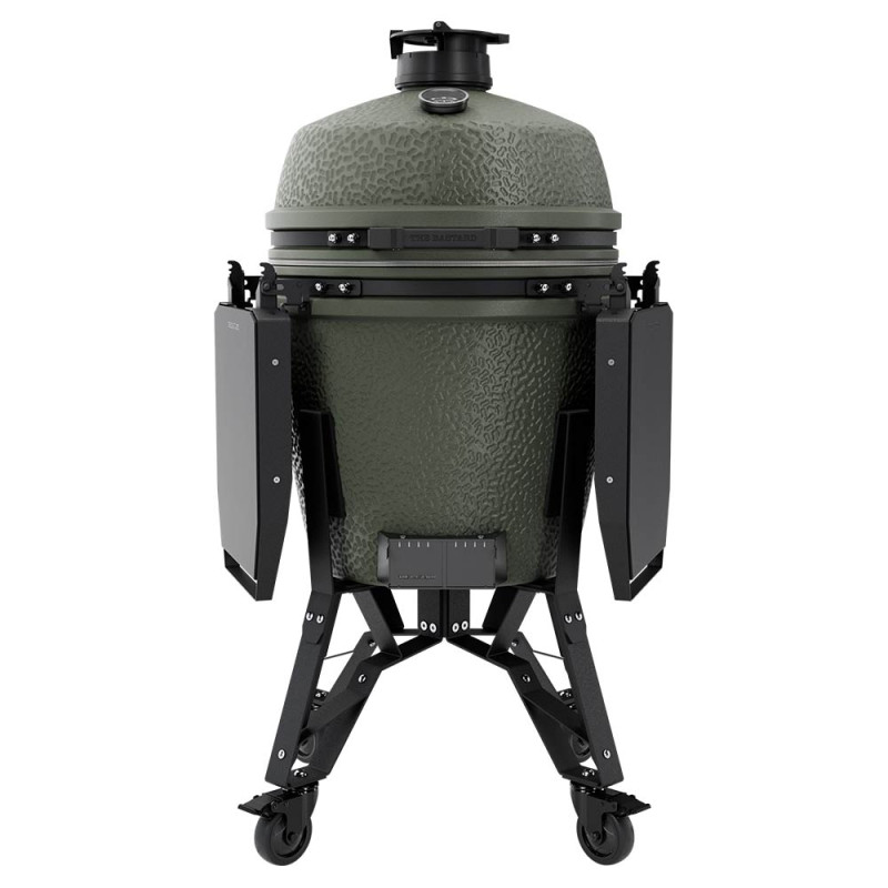 Barbecue charbon The Bastard PRO Large Complete Alpine Green de face