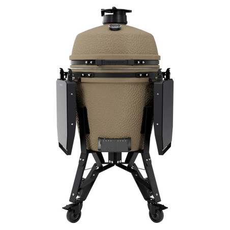 Barbecue charbon The Bastard nouvelle gamme PRO Large Complete Desert Sand de face