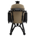 Barbecue charbon The Bastard nouvelle gamme PRO Large Complete Desert Sand de dos