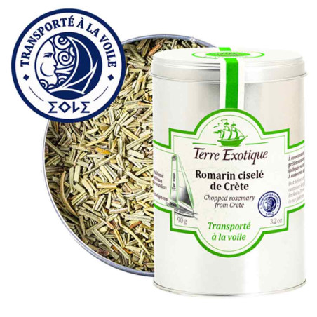 Romarin ciselé cultivé en Crète par Terre Exotique