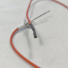 Vue sur la bougie piezo plancha gaz 918