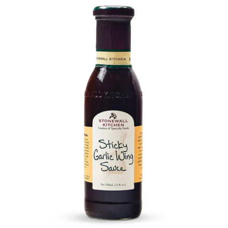 Bouteille de sauce Sticky Garlic Wing de Stonewall Kitchen